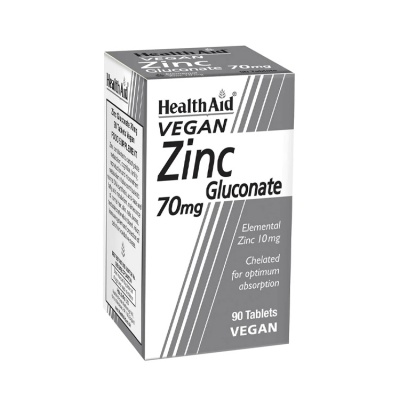 Health Aid Zinc Gluconate 70mg 90 tabs